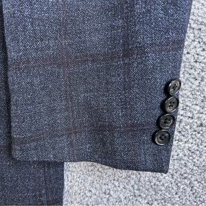 Rodd & Gunn Sport Fit Plaid Blazer Mens 3XL Virgin Wool